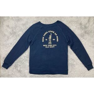 Old navy New York City navy blue and gold Statue of Liberty sweatshirt